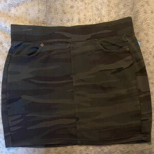 Z Supply Dark Camo Mini Skirt